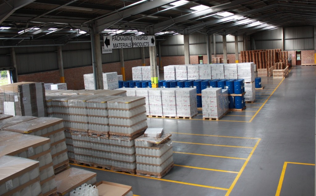 Packing facilities on site supply chain management