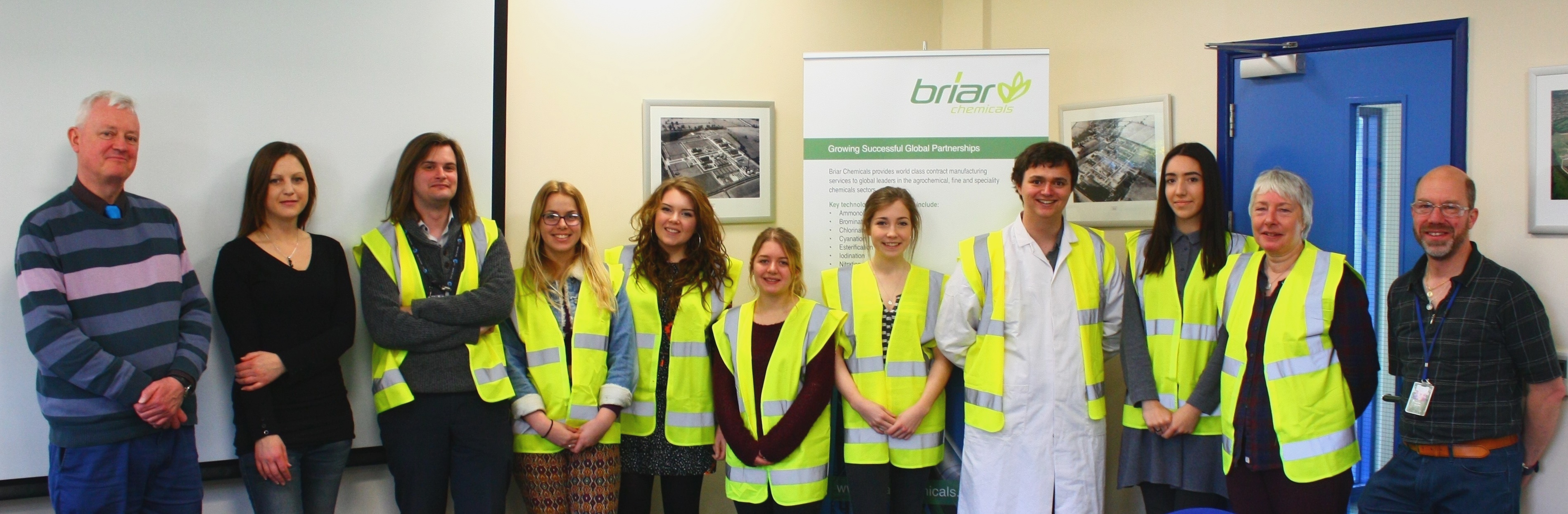 ChemNet students visit Briar Chemicals to learn about chemistry